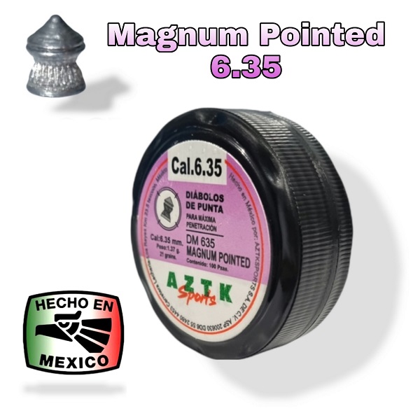 5 pack Diábolo Aztk Cal. 6.35 Hecho En México (mendoza Gamo)