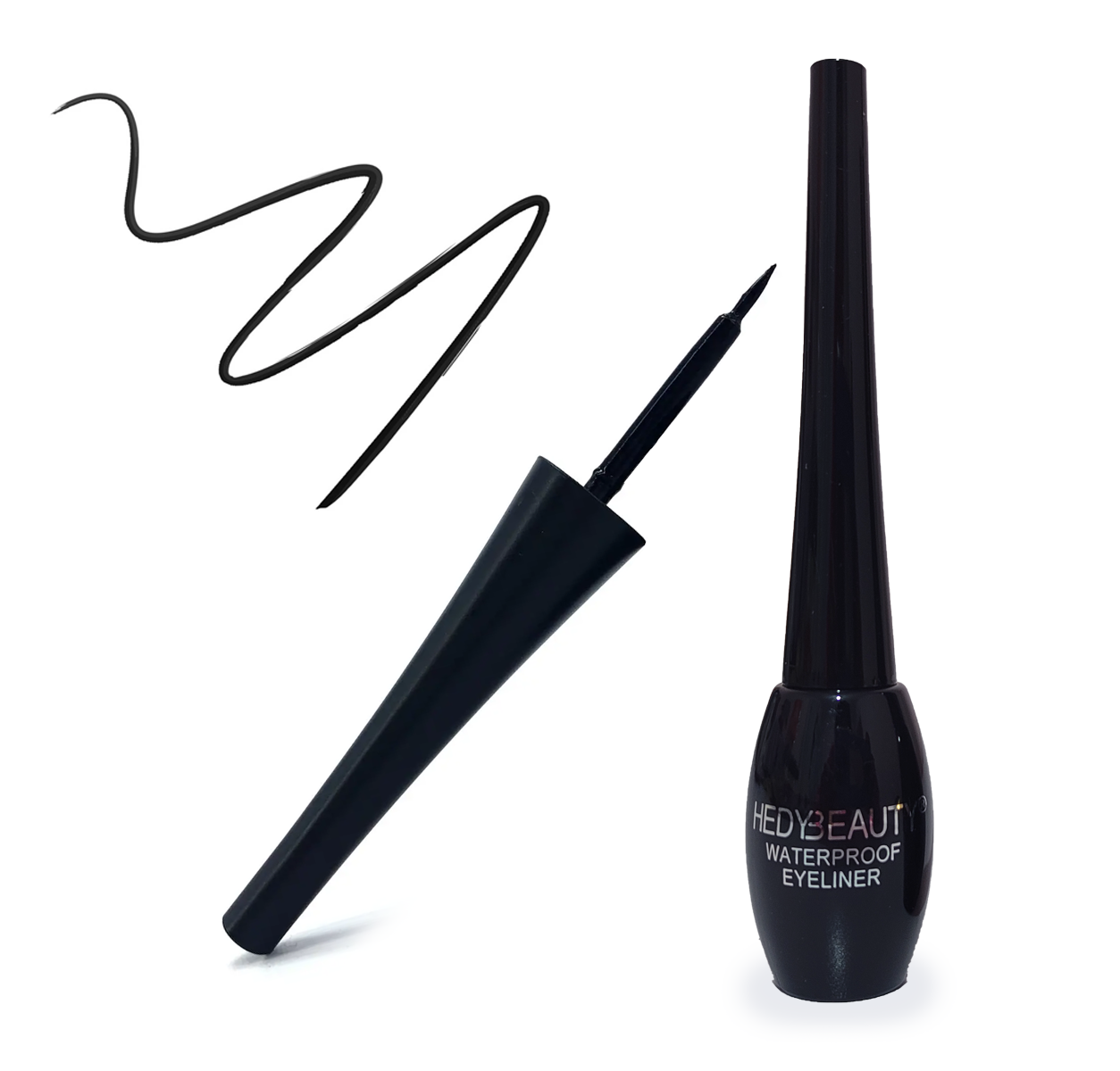 DELINEADOR NEGRO INDELEBLE PLUMON CONTRA AGUA LARGA DURACIÓN