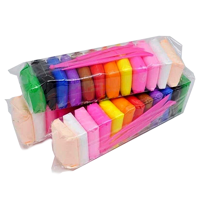 24 Piezas De Fomi Moldeable, No Toxico, Juguete Fiesta + herramientas plasticas