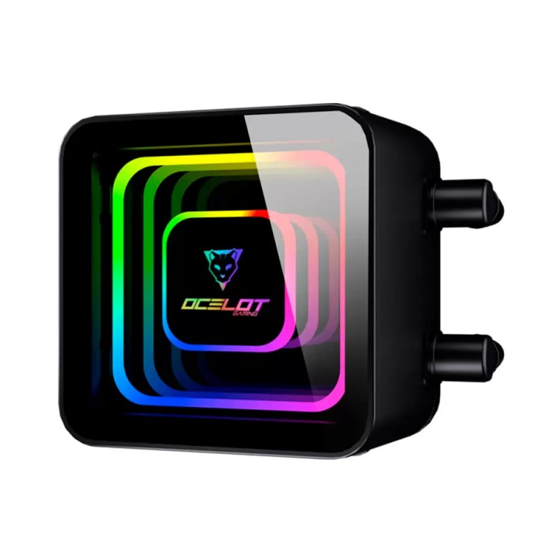 Sistema De Enfriamiento Líquido Ocelot Gaming Oel240 Rgb 240mm Intel Socket Lga