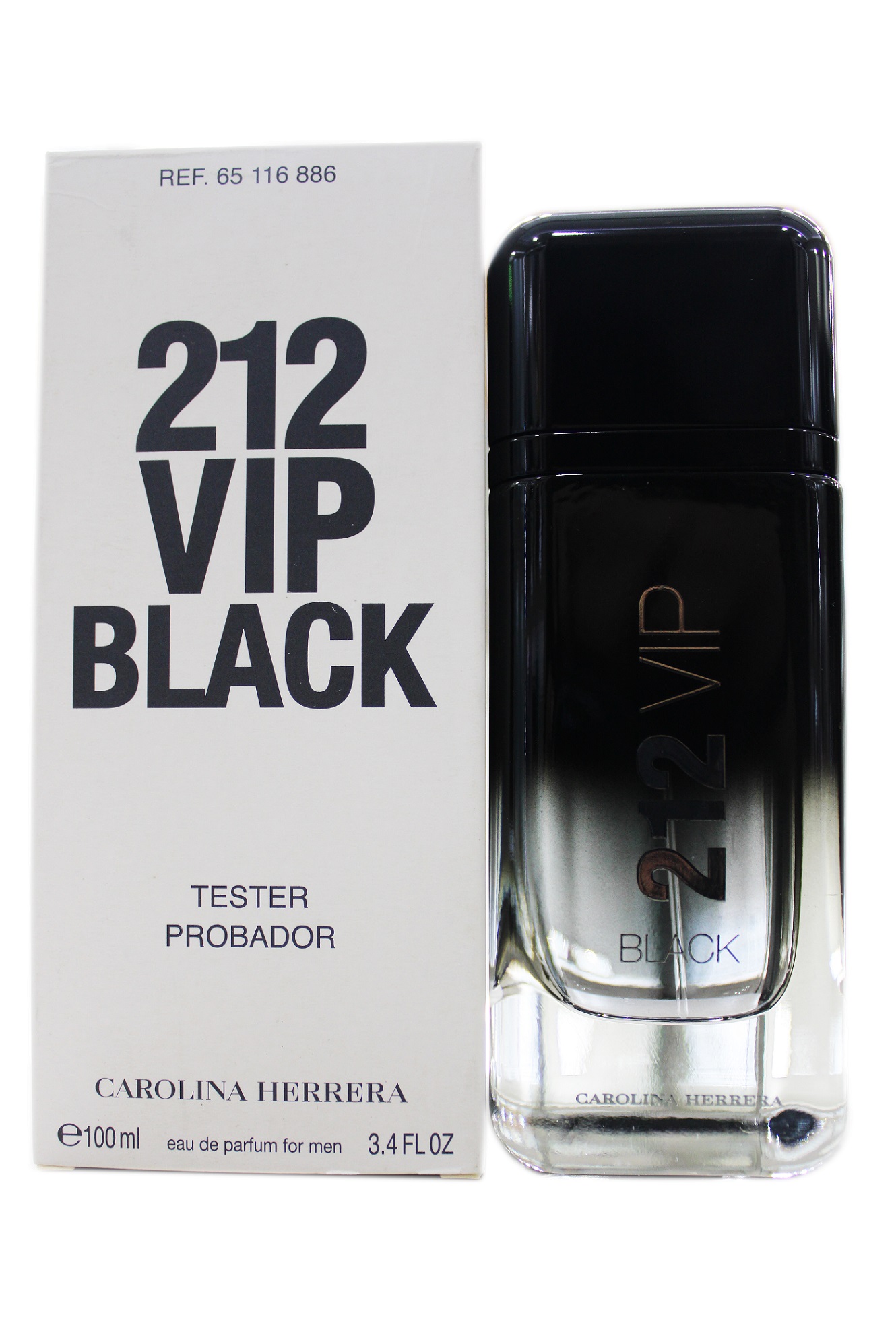 Perfume Tester 212 Vip Black Edp 100ml Loteado