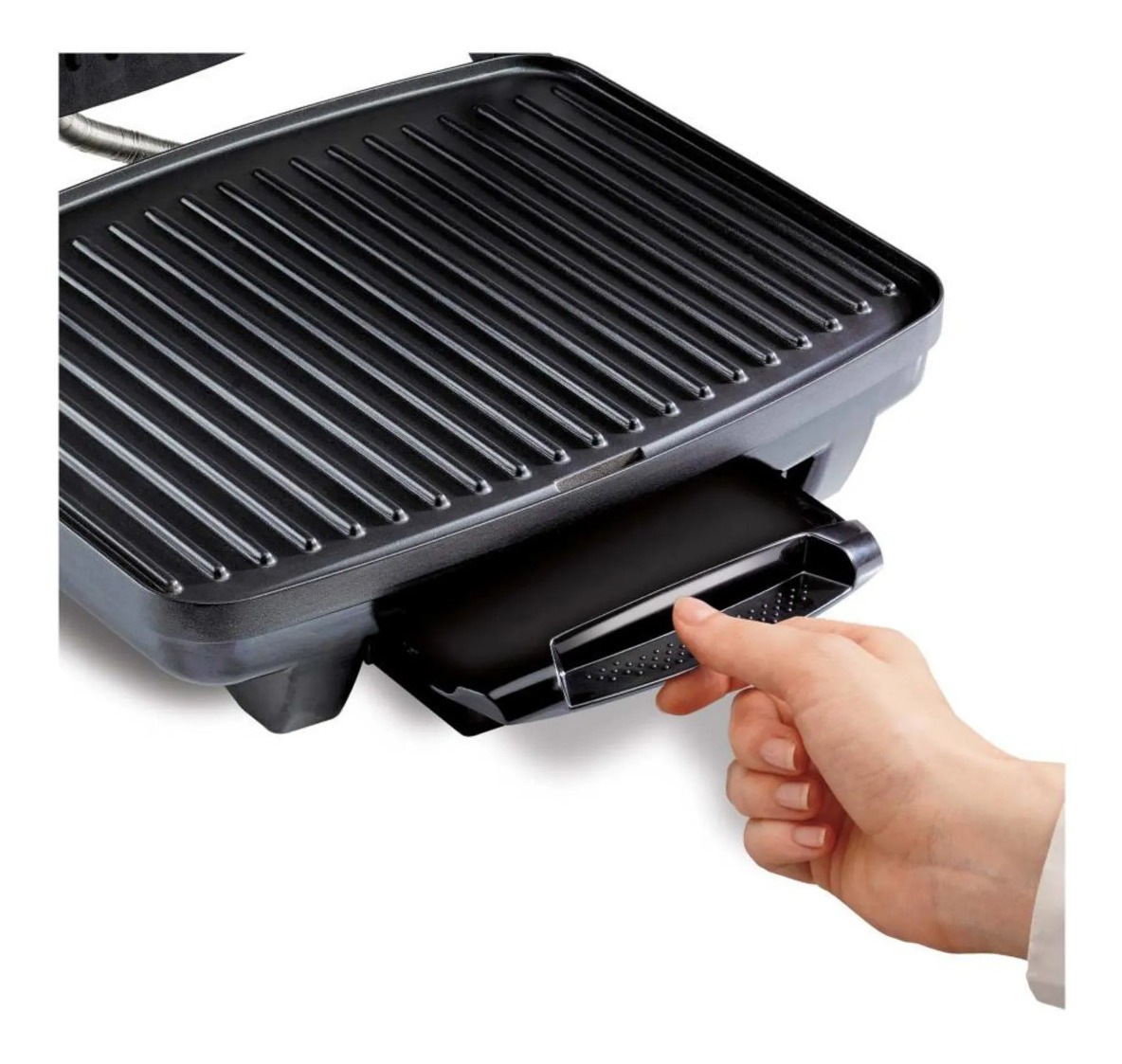 Parrilla Panini Hamilton Beach 25410 1500 Watts - Plata