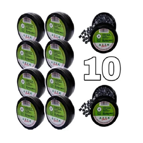 Diábolo Pack 10 Xpress Impact 5.5 Punta Hueca Aztk Hecho En México