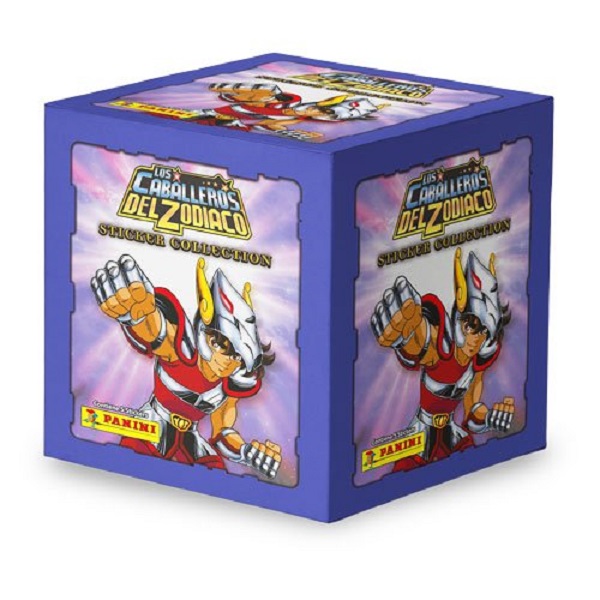 50 Sobres de álbum los Caballeros del Zodiaco oficial de Panini