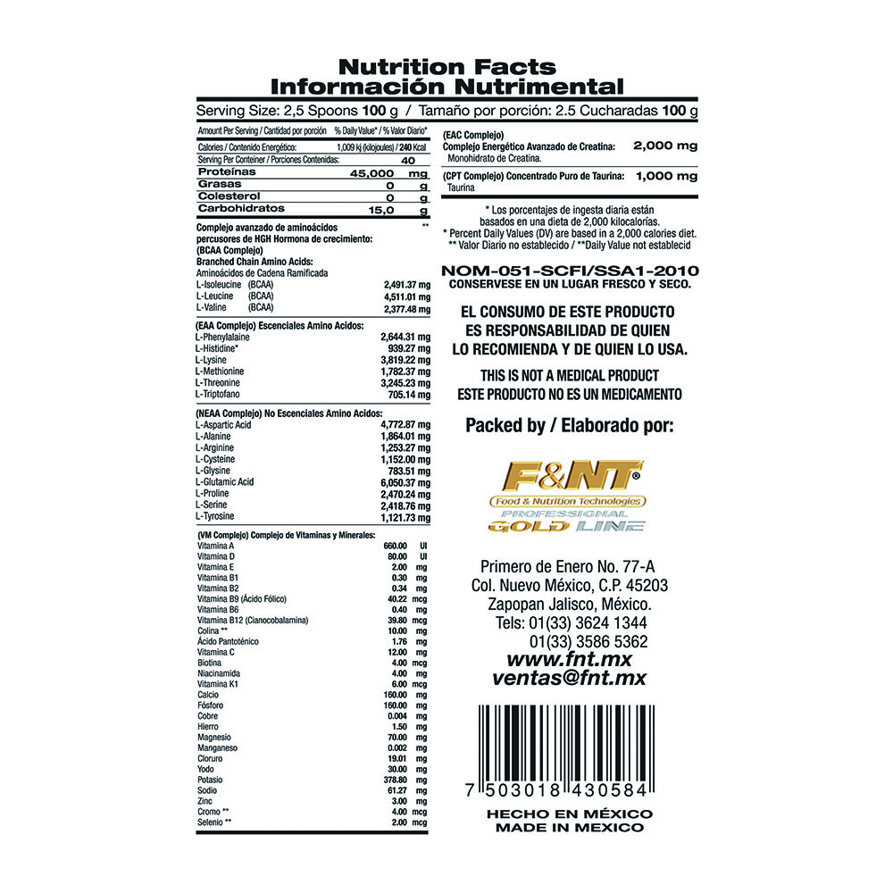 Whey Protein 4,000 Gr Alfa Lactoalbúmina Proteina De Leche Sabor Vainilla francesa