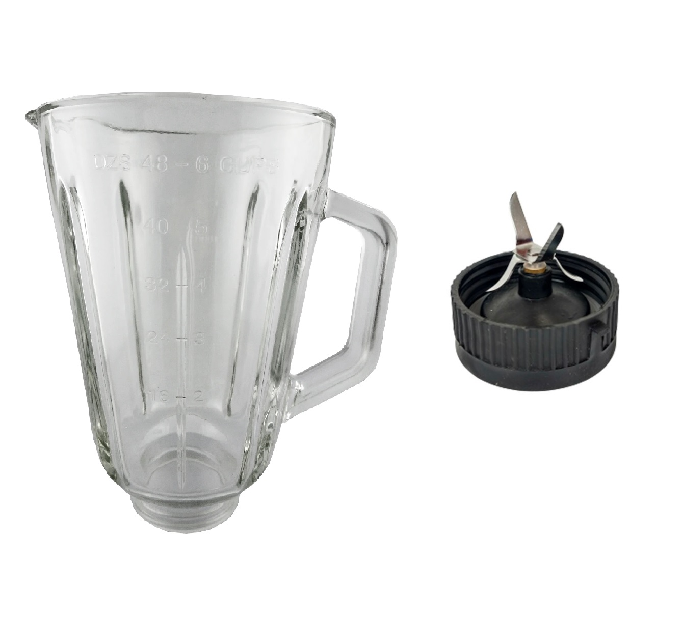 Vaso Para Licuadora Taurus Original De Vidrio Con Cuchilla