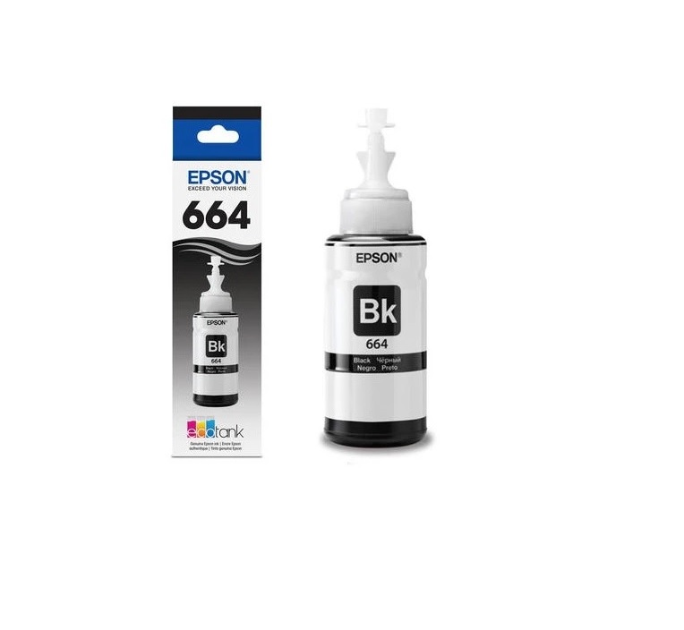 Botella Tinta Epson T664120 Negro T664 Original C13t66412a impresión tinta sistema original pc lap