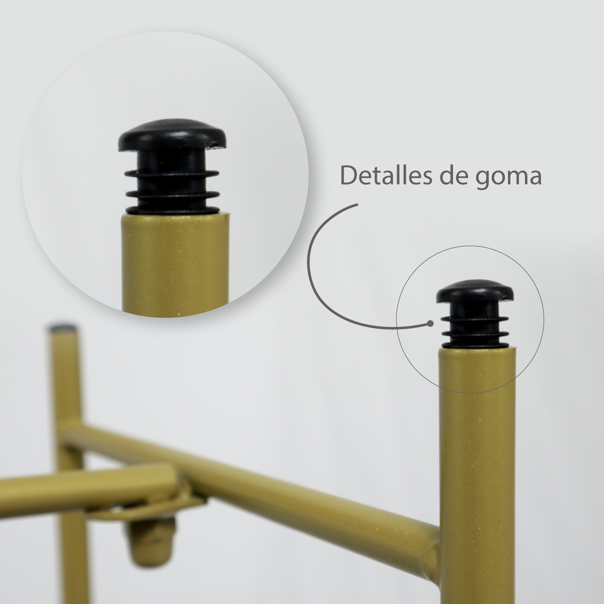Mesa Auxiliar Moderna De 2 Niveles Soporte Para Macetas 60 cm