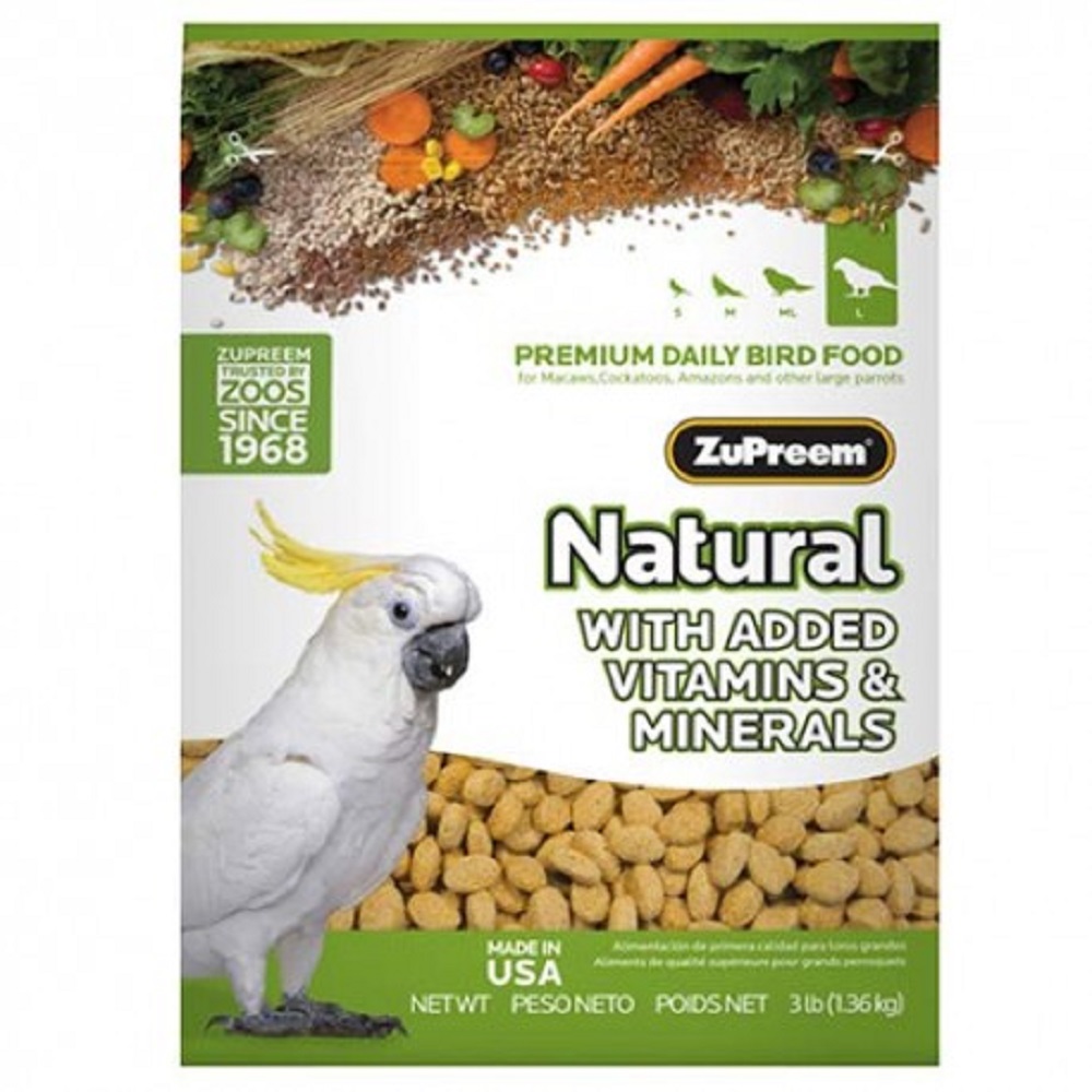 Alimento Zupreem Para Loro Sabor Natural 1.36 Kg.