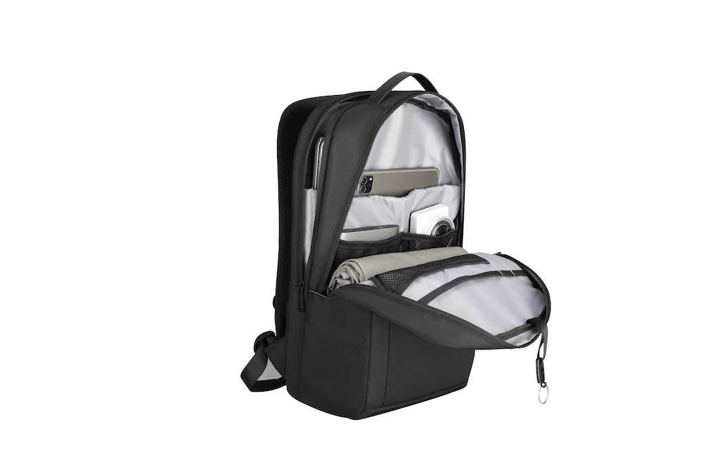 Mochila Mark Ryden. Para portátil, iPad, libros, billetera y artículos extra. Ideal para negocios Correas ergonómicas Repelente al agua. Modelo 9198