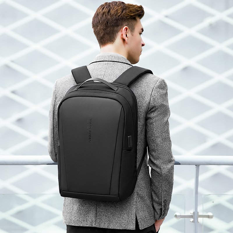 Mochila Mark Ryden. Para portátil, iPad, libros, billetera y artículos extra. Ideal para negocios Correas ergonómicas Repelente al agua. Modelo 9198