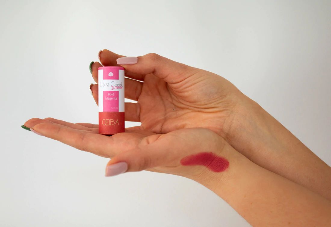 Bálsamo Lip & Cheek intense Bold Magenta Ceiba