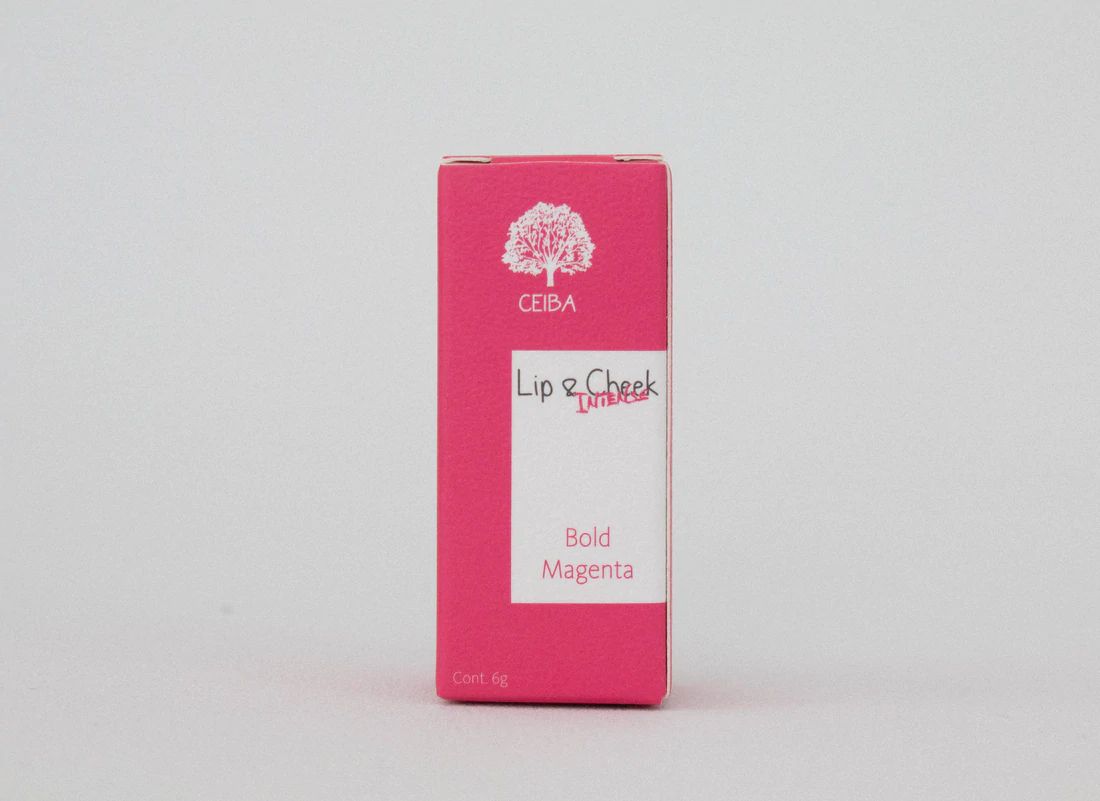 Bálsamo Lip & Cheek intense Bold Magenta Ceiba