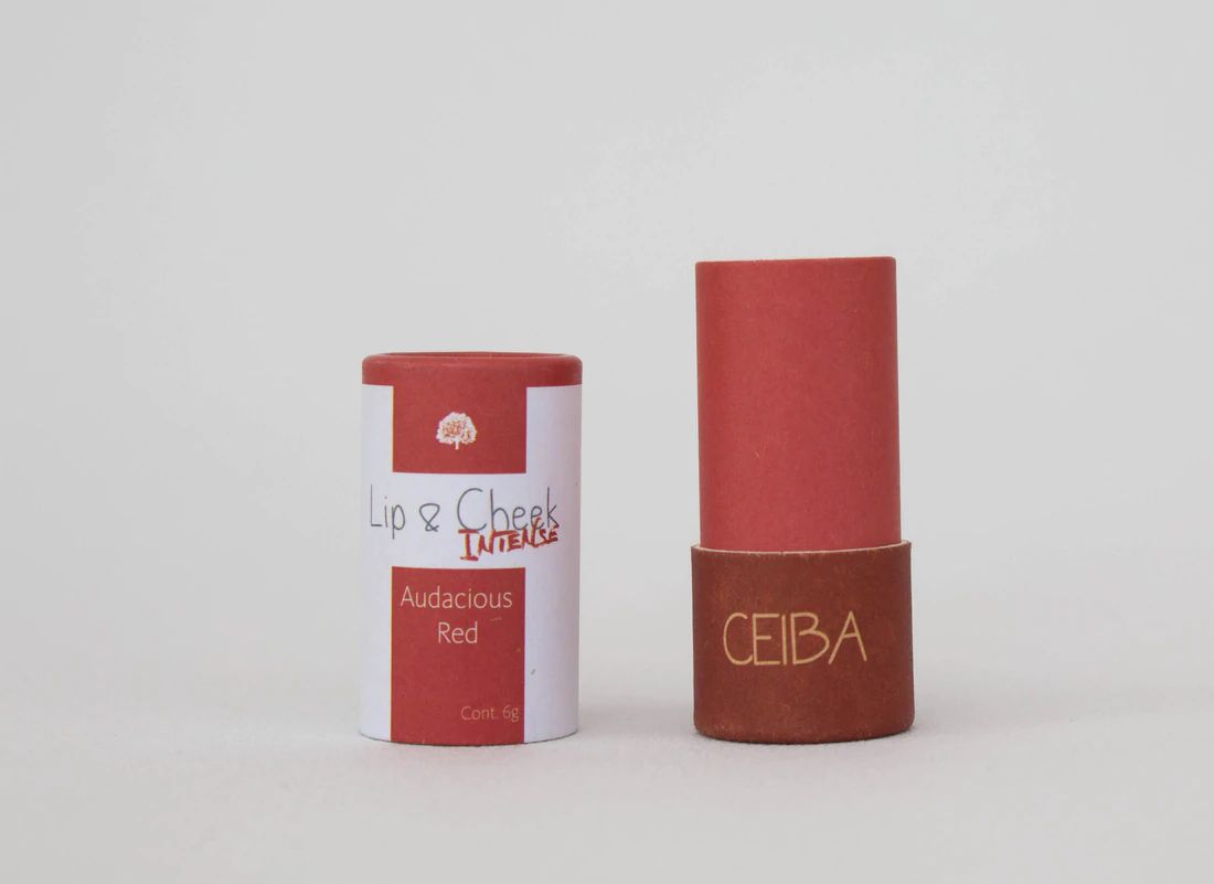 Bálsamo Lip & Cheek intense Audacious Red Ceiba