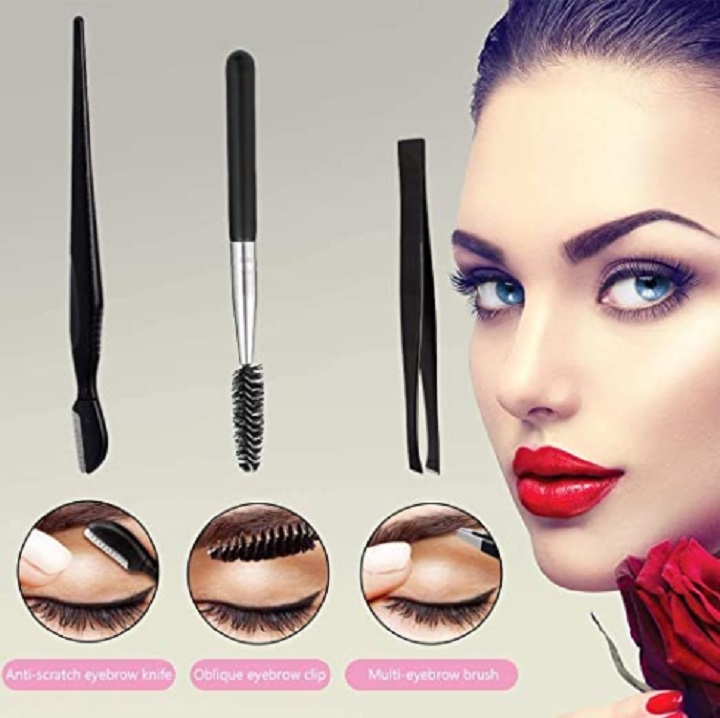 Kit de Tijeras para el Cuidado de las Cejas 11 Piezas