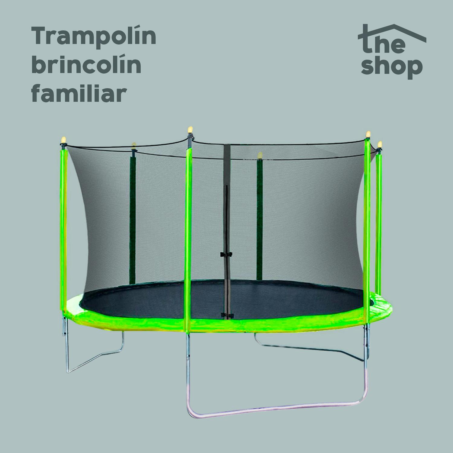 Trampolín Brincolín The Shop, 3.05m 10 Pies, Tombling Seguro 