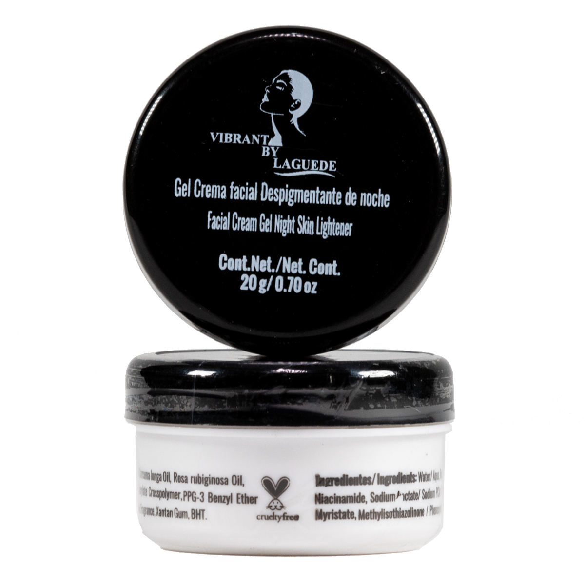 Crema Aclarante+ Despigmentante + Anti-edad de Noche 20g Laguede 3 Piezas Todo tipo de Piel.