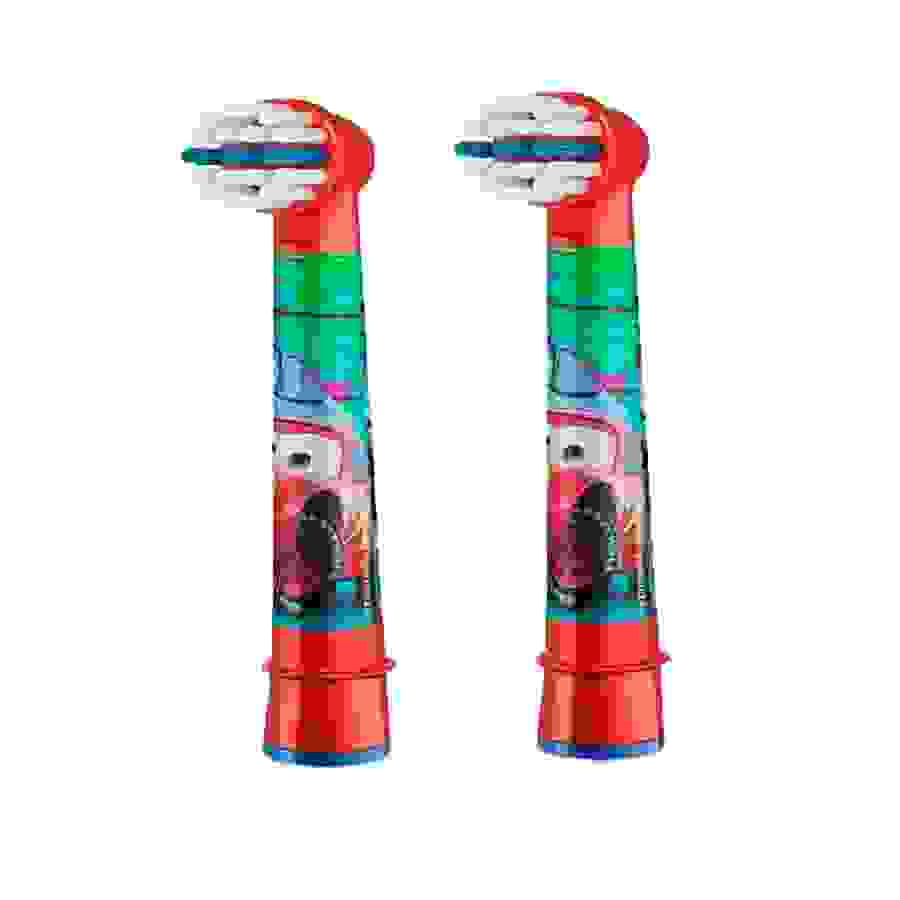Oral b Disney Cars Repuesto P cepillo Dental Elétrico 2 Uds 