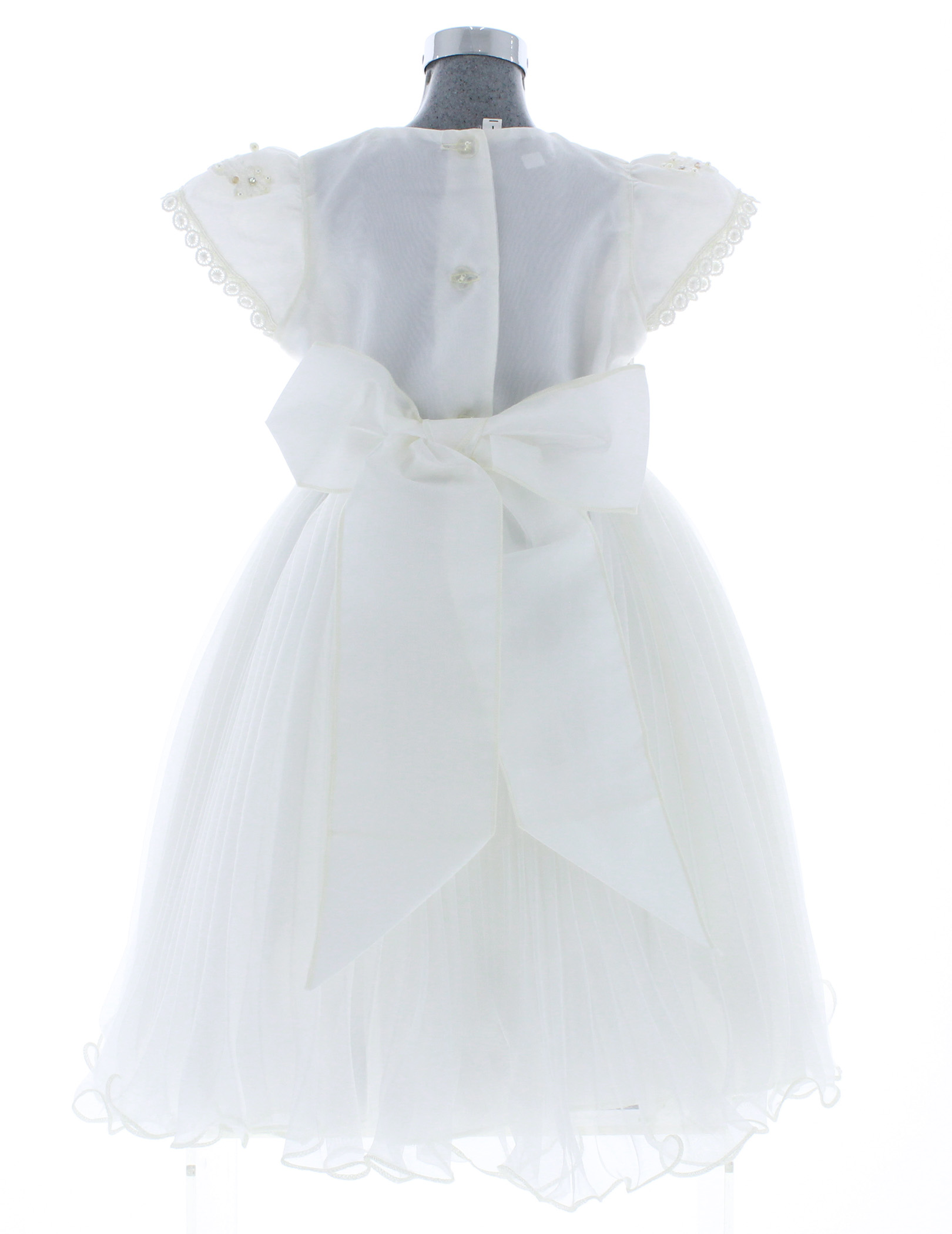 Vestido Bautizo Niña tipo Bata 2808 1 a 4 Años.