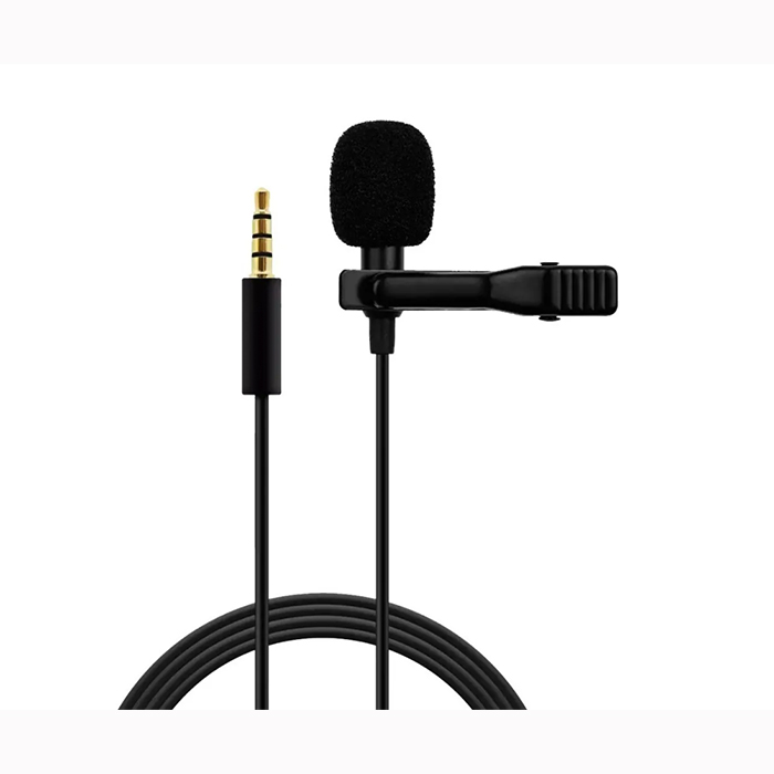 Micrófono lavalier Para Celular 3.5mm Con Clip Alta Calidad Grabación