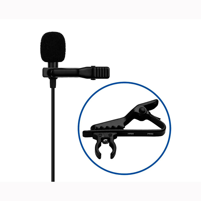 Micrófono lavalier Para Celular 3.5mm Con Clip Alta Calidad Grabación
