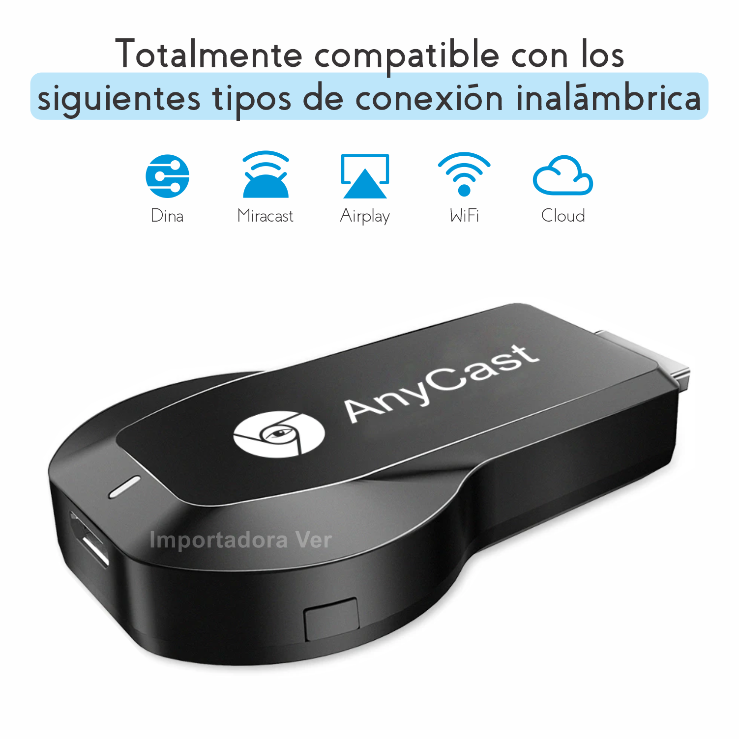 Anycast M9 Plus Receptor Hdmi Chromecast Celular Smart Tv