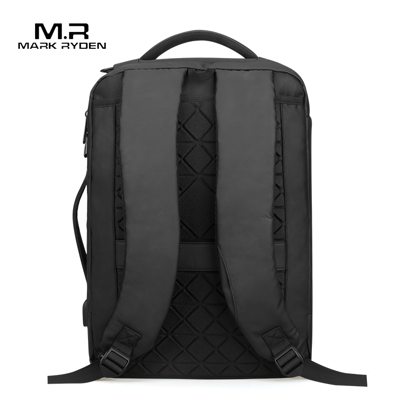 Mochila de Negocios Mark Ryden Puerto USB Correas acolchadas Repelente al agua. Se transforma de mochila a maletín. Para portátil de 15.6 Modelo 9533