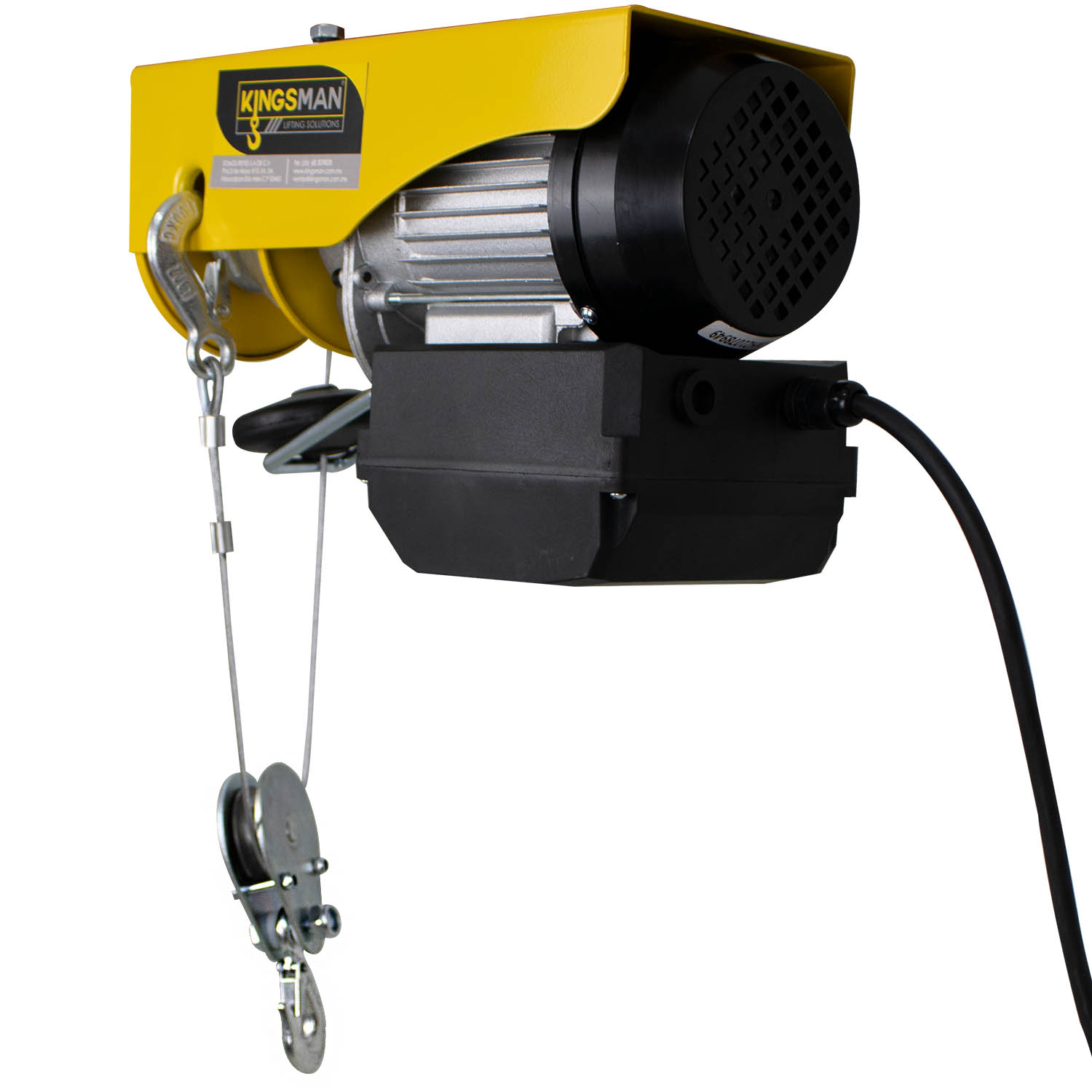 Polipasto Electrico Inalambrico de 100 a 200 Kg Con Cable de 20 Met 110V PA200 5MM Kingsman