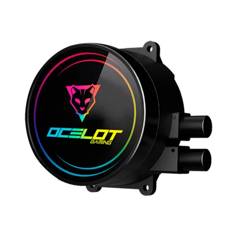 Sistema De Enfriamiento Líquido Ocelot Gaming Oel120 Rgb 120mm Aio Intel Socket Lga