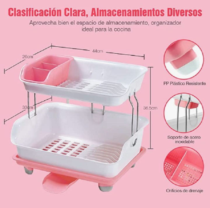 Escurridor De Trastes 2 Niveles