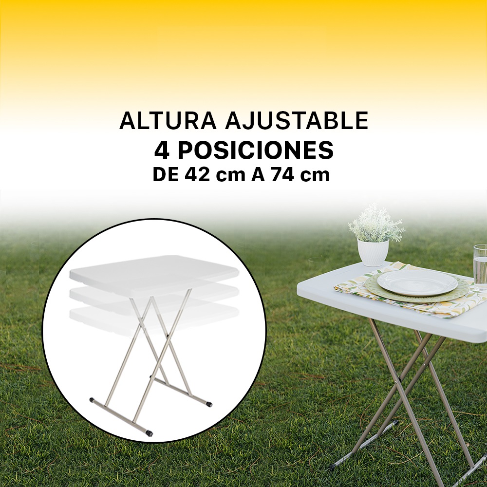 Mesa plegable polietileno apoyo servicio heavy duty Beckon