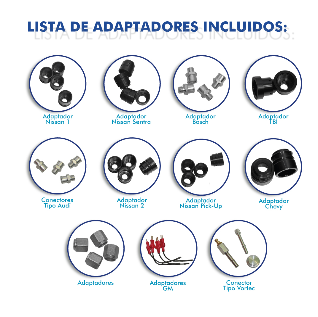Laboratorio Inyectores 6 Incluye Adaptadores Y Mesa incluida Hantec Herramienta Automotriz