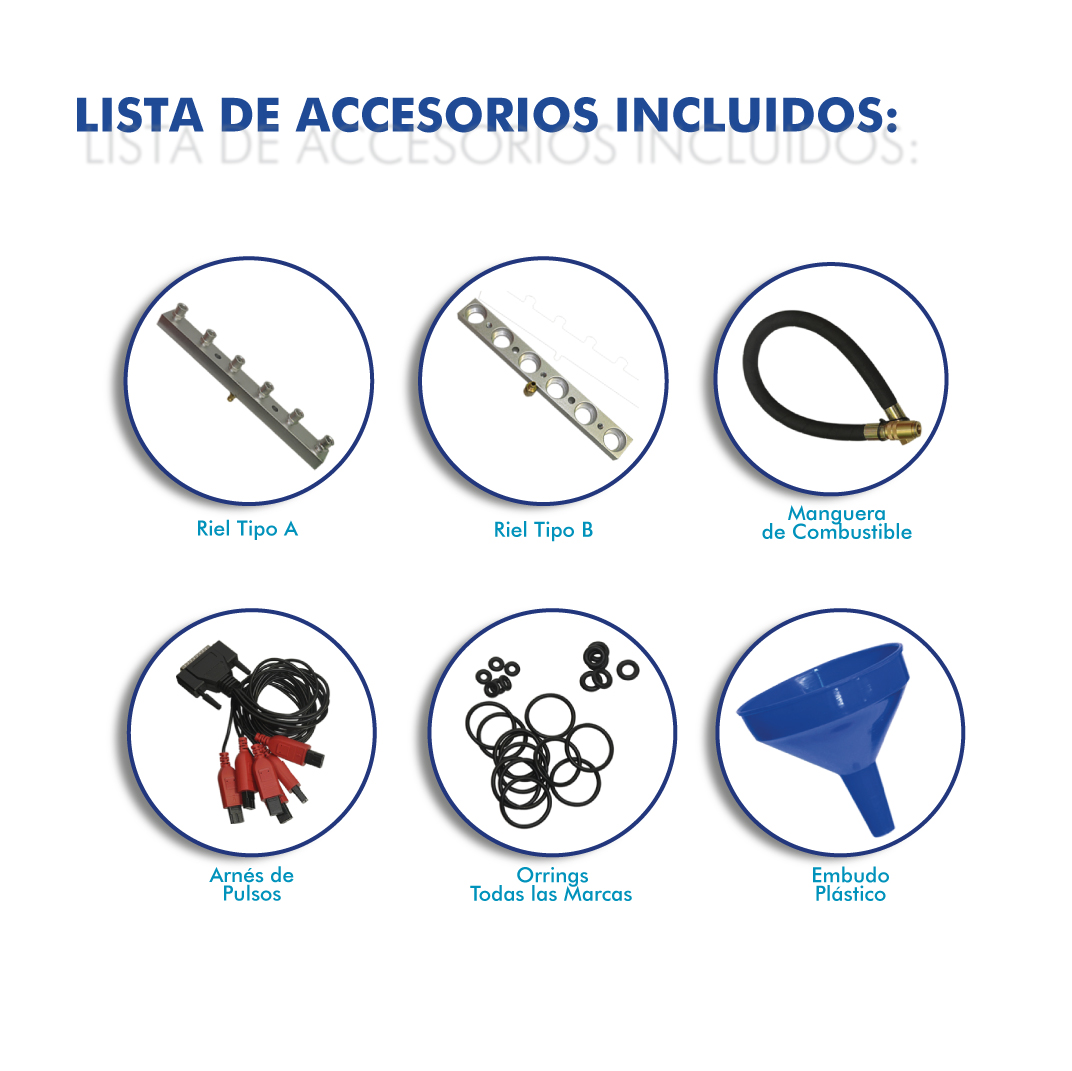 Laboratorio Inyectores 6 Incluye Adaptadores Y Mesa incluida Hantec Herramienta Automotriz