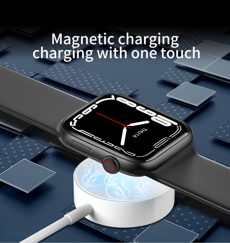 Reloj inteligente LD9 2022 con Bluetooth, monitoreo de sueño, frecuencia cardíaca, IP67, carga inalámbrica, 1,75 pulgadas, reloj electrónico para mujer y hombre By Ns Tech