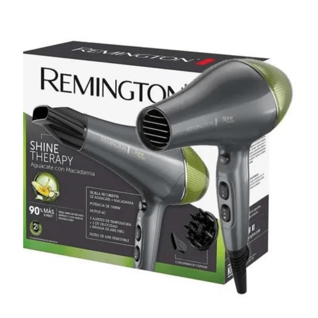 Secadora De Cabello Remington Shine Therapy D18a Aguacate Con Macadamia