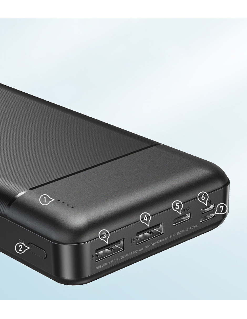 Remax Power Bank Cargador Portatil 30000mah Rpp-167