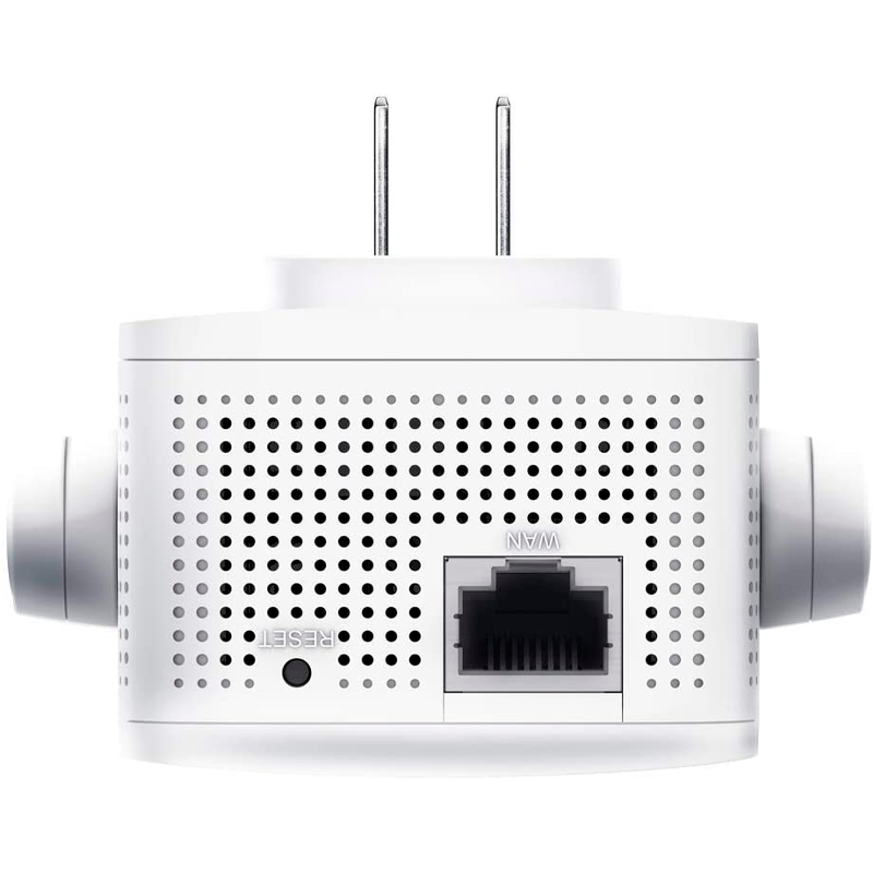  Extensor de Rango Repetidor WiFi de Banda Dual Universal, Antenas Externas, TP-Link  Amplificador WiFi Access point, Repetidor TP-Link TL-WA855RE blanco 110V/220V