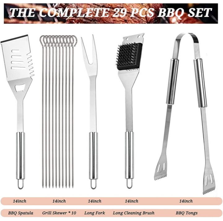 kit parrillero 24 Piezas