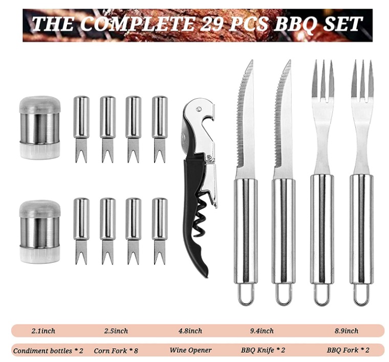 kit parrillero 24 Piezas