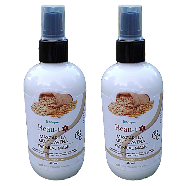 Mascarilla De Gel De Avena Pack Con 2 Unidades - 250gr C/u
