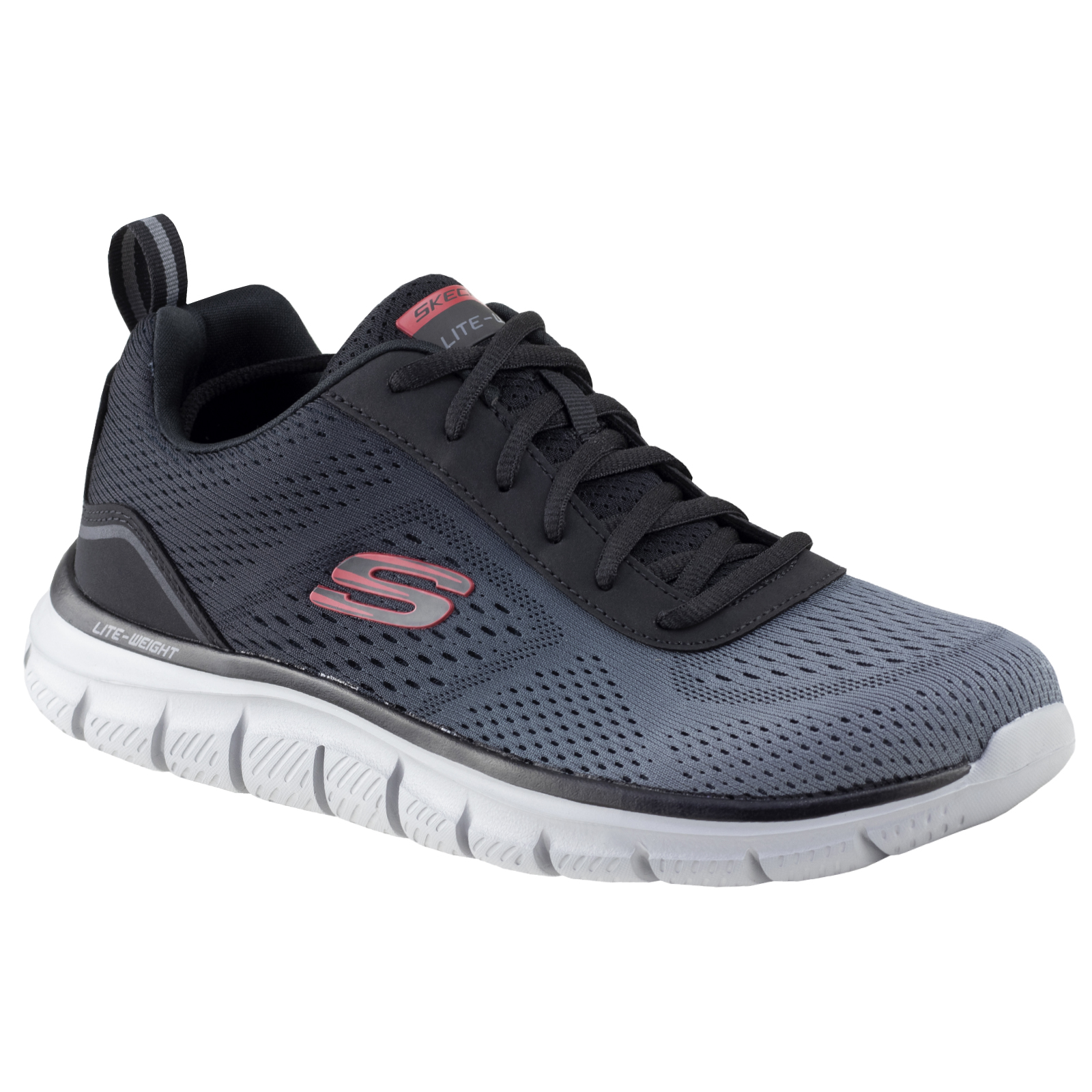 TENIS SKECHERS DEPORTIVO HOMBRE SPORTTRACK 232399 NEGRO GRIS 100% ORIGINAL