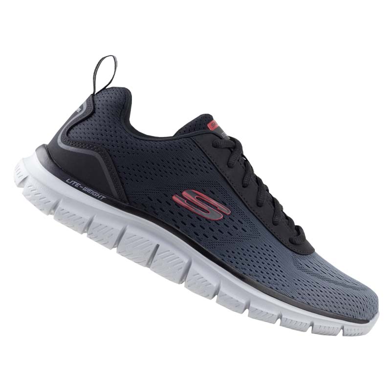 TENIS SKECHERS DEPORTIVO HOMBRE SPORTTRACK 232399 NEGRO GRIS 100% ORIGINAL