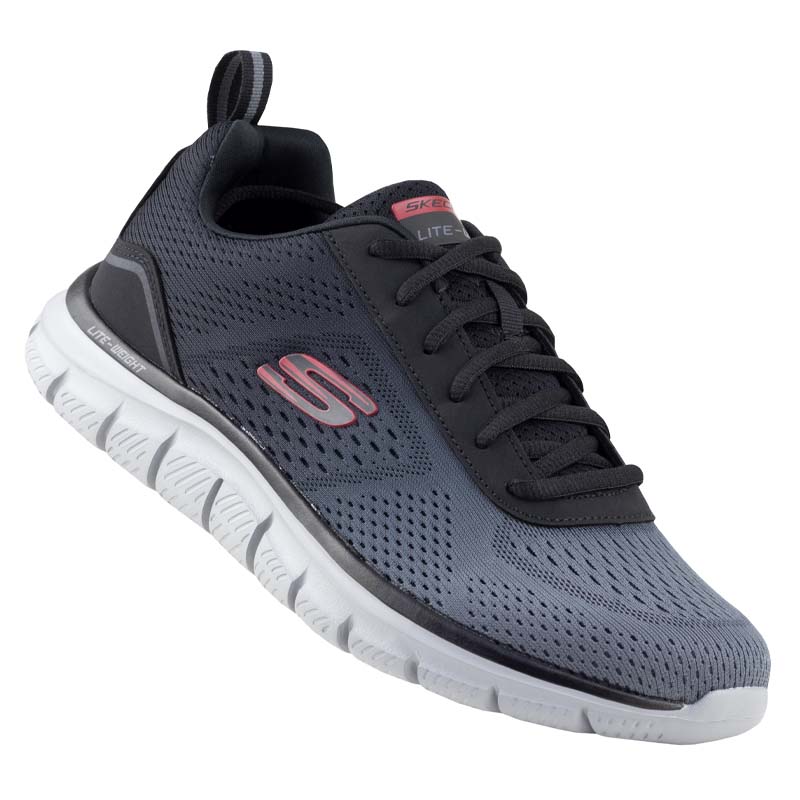TENIS SKECHERS DEPORTIVO HOMBRE SPORTTRACK 232399 NEGRO GRIS 100% ORIGINAL