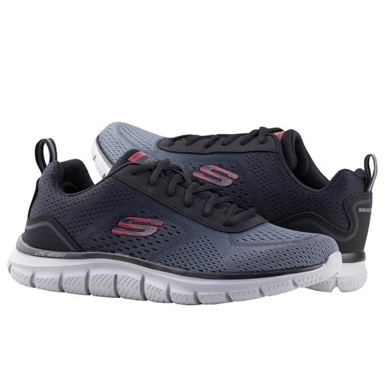 TENIS SKECHERS DEPORTIVO HOMBRE SPORTTRACK 232399 NEGRO GRIS 100% ORIGINAL
