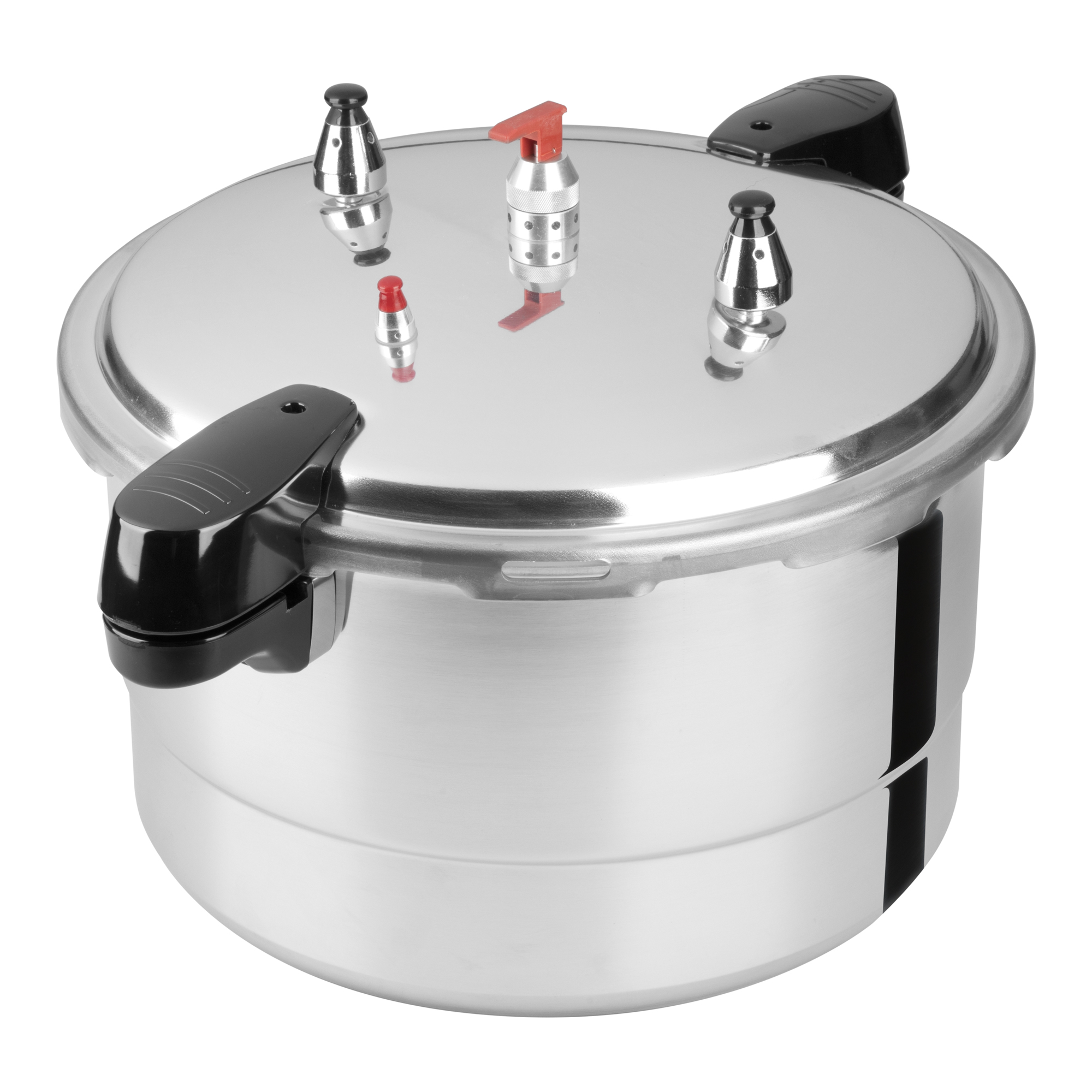 Olla de Presión Express Ekco de 23 litros Color Plata, Hecha 100% de Aluminio Con 6 Sistemas de Seguridad