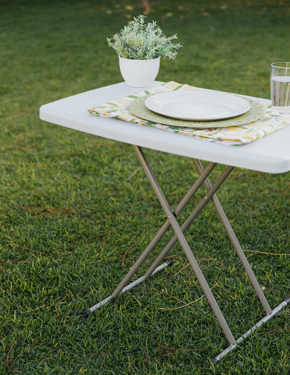 Mesa plegable polietileno apoyo servicio heavy duty Beckon