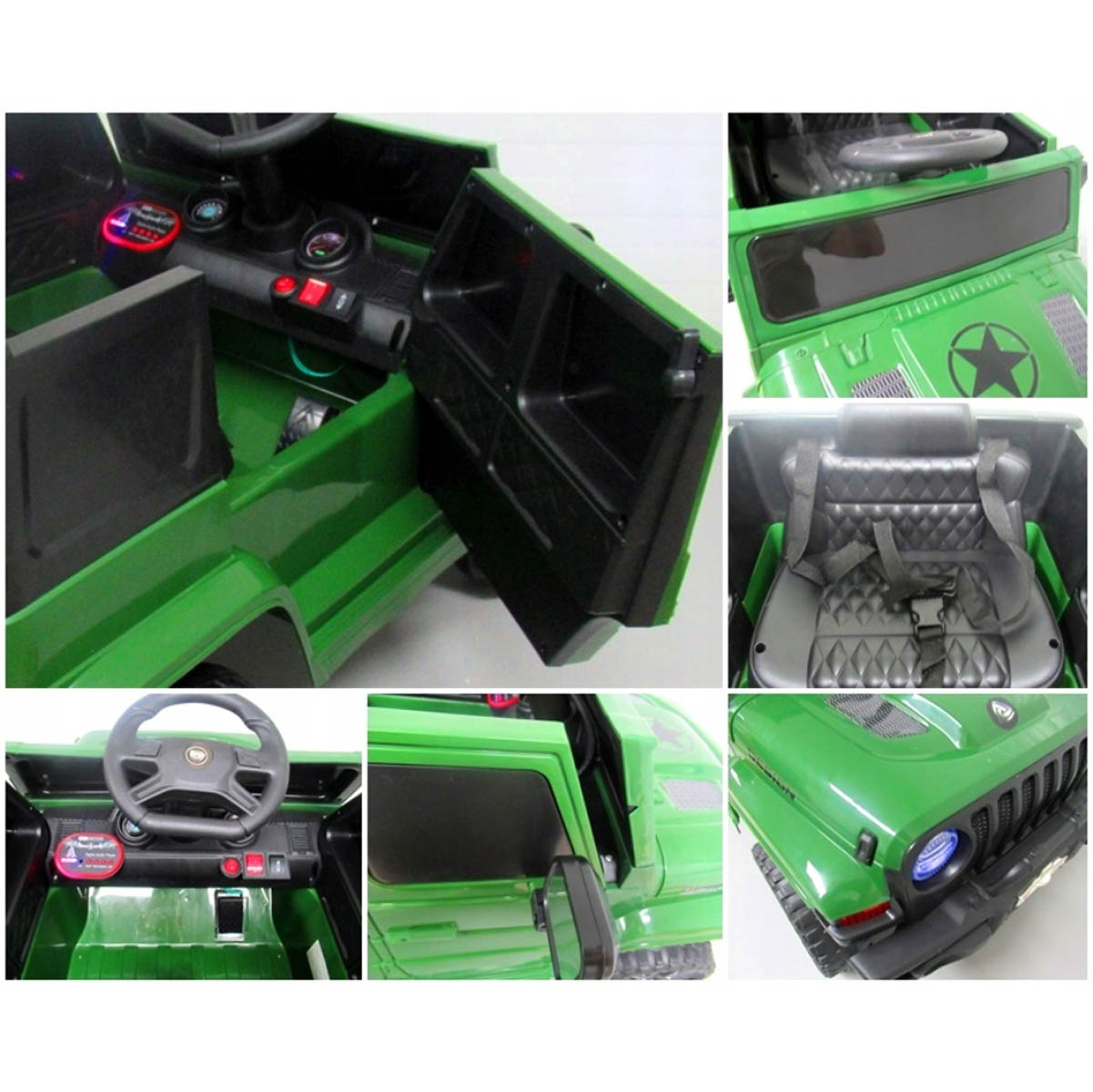 Vehiculo Montable Eléctrico Mini Jeep Niños