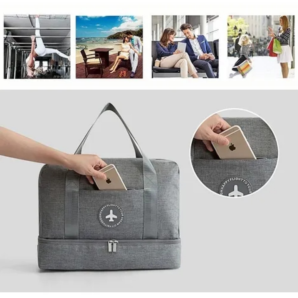 Bolsa De Viaje Separada Seca Y Húmeda Para Natación, Playa,
