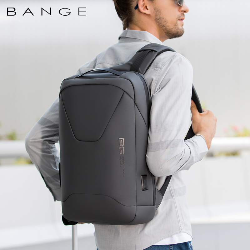 Mochila de Negocios BANGE. Puerto Micro USB, sistema antirrobo programable, bloque TSA. Para portátil de 16 y accesorios. Modelo BG-22188