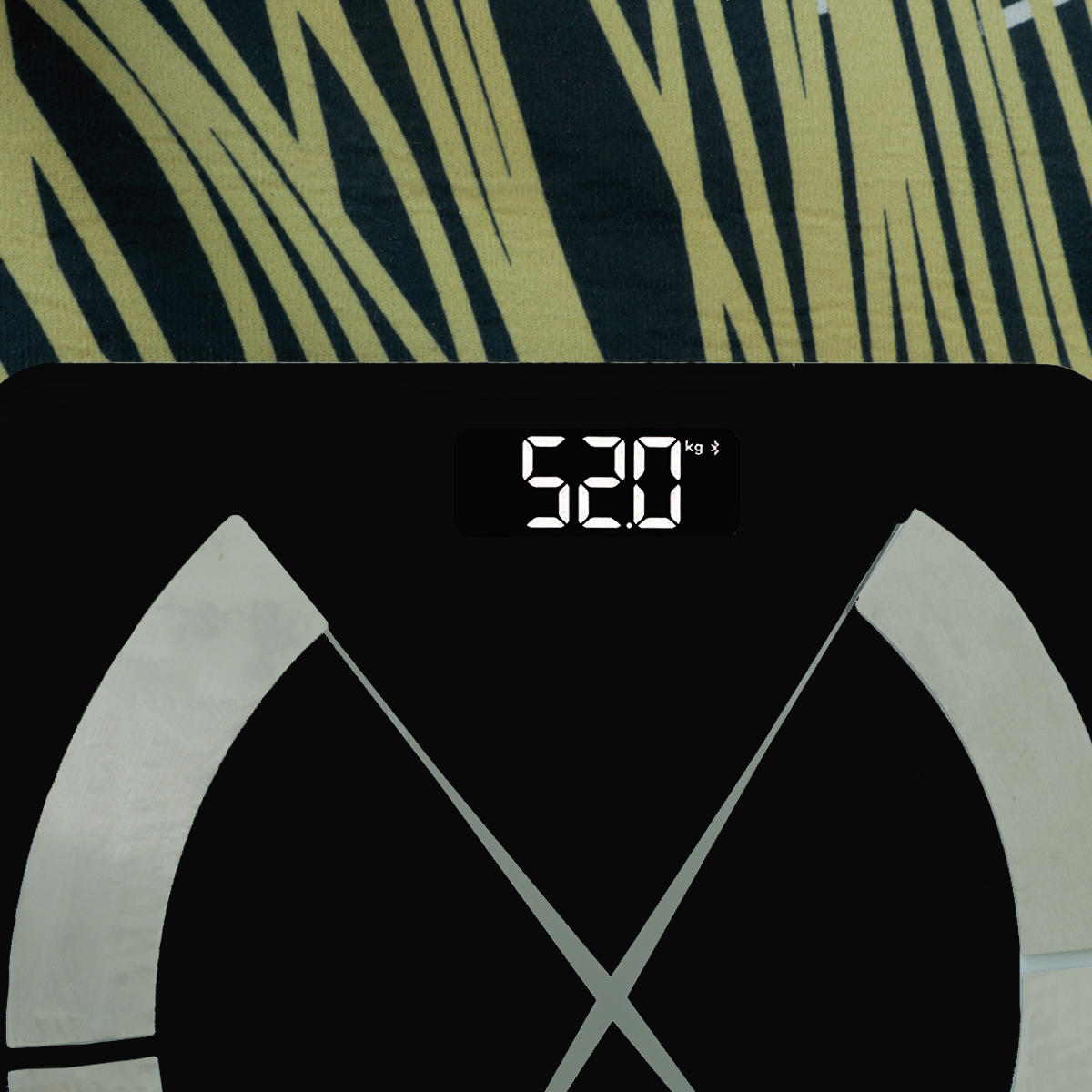 Báscula inteligente con analizador de grasa corporal bluetooth